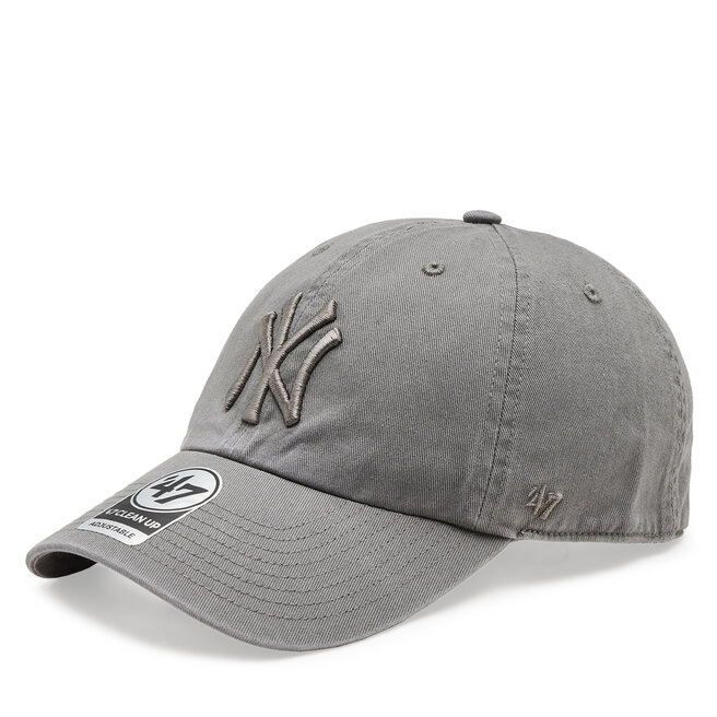 47 Brand Καπέλο Jockey 47 Brand New York Yankees Clean Up RGW17GWSNL Dy Dark Grey