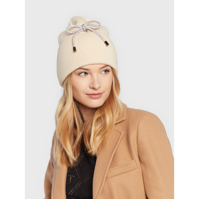Căciulă TWINSET 222AA4111 Parchment 07222 07222 imagine noua