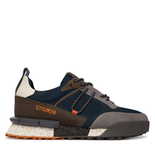 Sneakersy REPLAY GMS1P .000.C0072L Granatowy - męskie