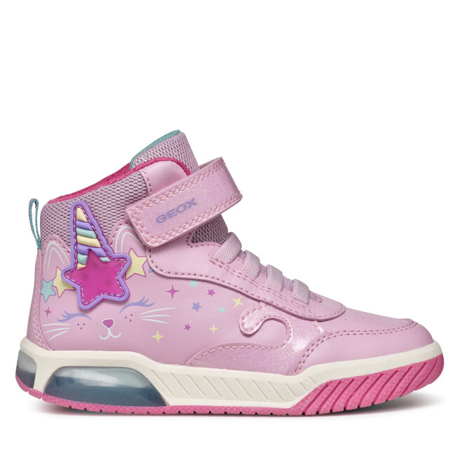 Sneakersy Geox J Inek Girl J46ASB 0BCKC - D Różowy