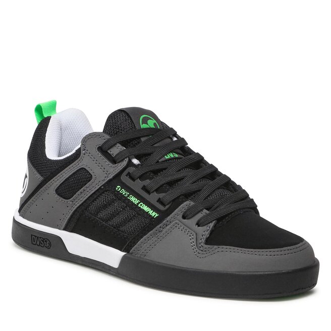 Sneakers DVS Comanche 2.0+ DVF0000323 Black/Charcoal/Lime Nubuck 961 2.0 imagine noua