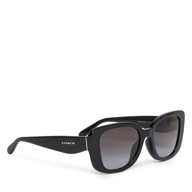 Okulary przeciwsłoneczne Coach 0HC8450U 50028G Czarny - kobiece