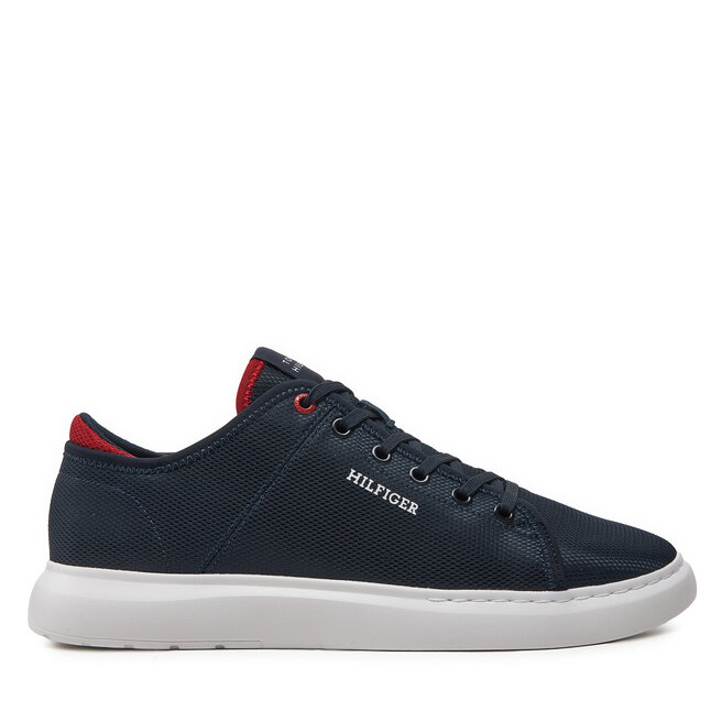 Sneakersy Tommy Hilfiger Lightweight Cup Mesh - Granatowy