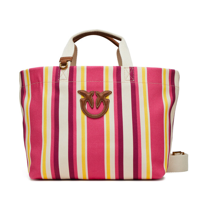 Torebka PINKO Shopping Bag Medium PE 25 PLTT 104753 - Różowy
