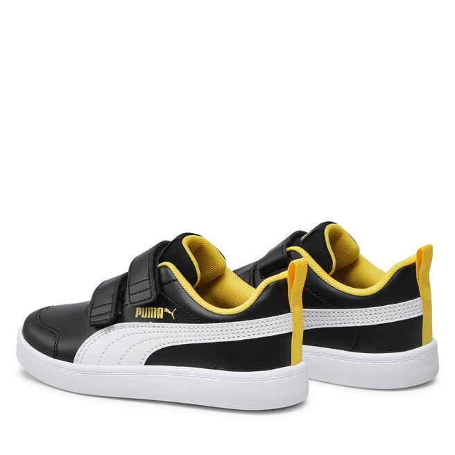 Sneakers Puma V 27 Ps Courtflex V2 Puma Black/White/Pele Yellow 371543