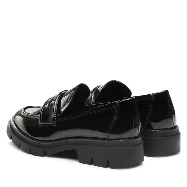 Mocassin Femme Tamaris 1-24313-42 - Cuir Synthétique Blanc - Confort Touch-IT - Bout Rond - Enfilement Facile
