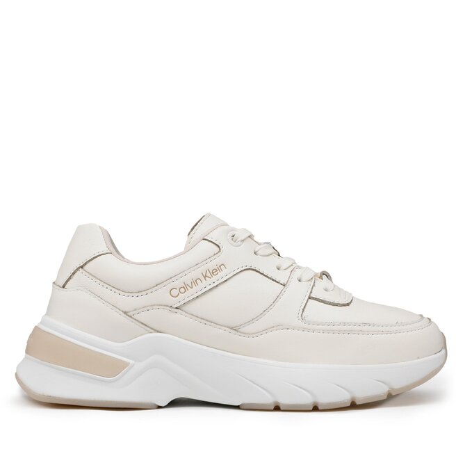 Calvin Klein Sneakers Calvin Klein Elevated Runner Lace Up HW0HW01351 Marshmallow/Feather Gray 0K6