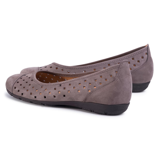 Gabor Shoes Gabor, Ballerines Femme - Noir - Schwarz (Schwarz Multic