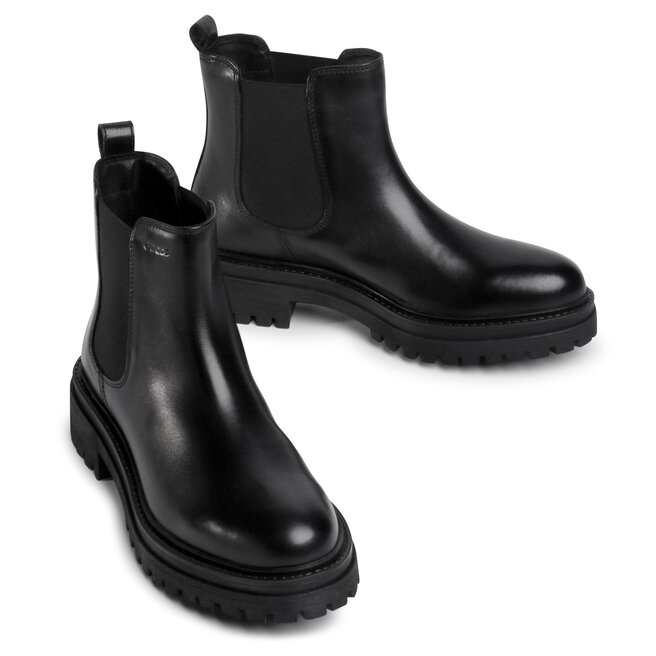 Geox Turistická obuv Geox D Iridea B D04HRB 00043 C9999 Black