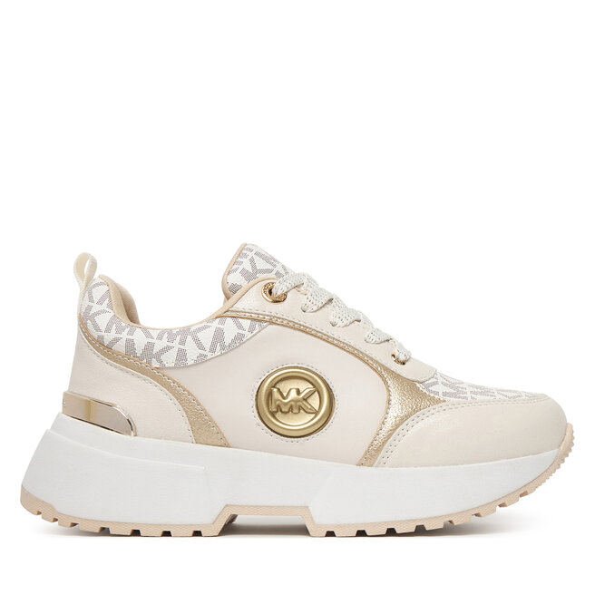 Sneakersy MICHAEL Michael Kors Cosmo Meyers II MK03845256 Beżowy - dziewczęce