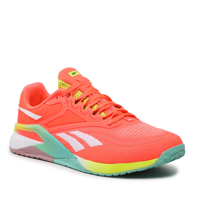 Scarpe Reebok Nano X2 HQ6300 Orgfla Ftwwht Aciyel escarpe