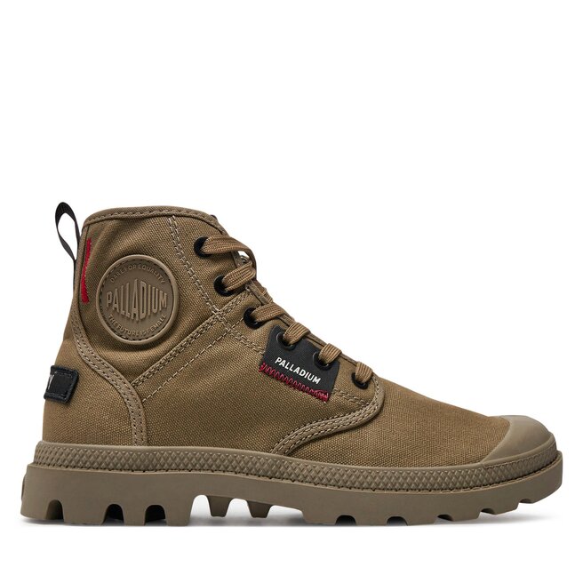 Trapery Palladium Pampa Hi Patch - Zielony