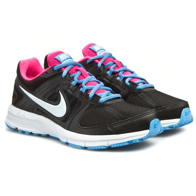 Zapatos Nike WMNS AIR RELENTLESS MSL 616597 011 Black/ White/ Hyper Pink/ Blue • Www.zapatos.es