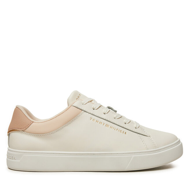 Sneakersy Tommy Hilfiger Essential Court - Beżowy