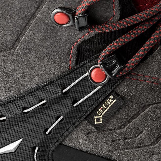 Salewa Trekkingschuhe Salewa Mtn Trainer Mid Gtx GORE-TEX 63458-4720 Charcoal/Papavero 4720