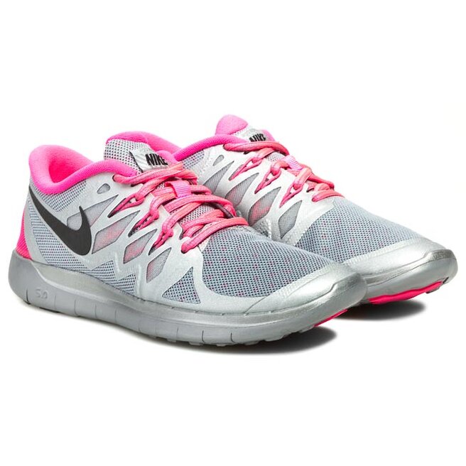 Zapatos Nike Free 5.0 Flash 685712 001 Rflct Silver/Black/Hyper Pink/Wolf Grey |