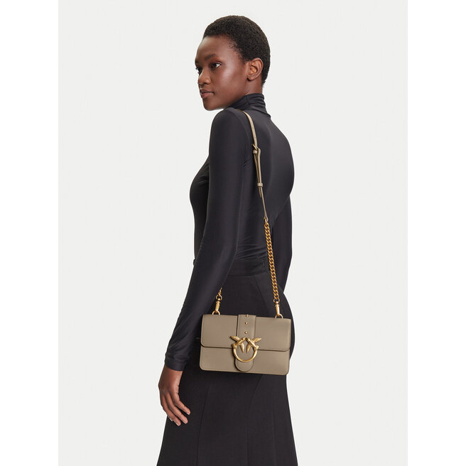 Torebka PINKO Love One Mini ST.CL Al 25-26 PLTT 105856 A0F1 Szary -