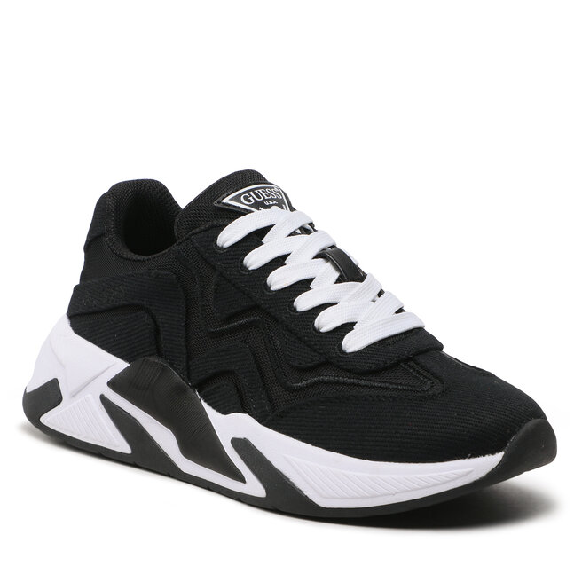 Sneakers Guess Enie FL6ENE FAB12 BLACK Black imagine noua