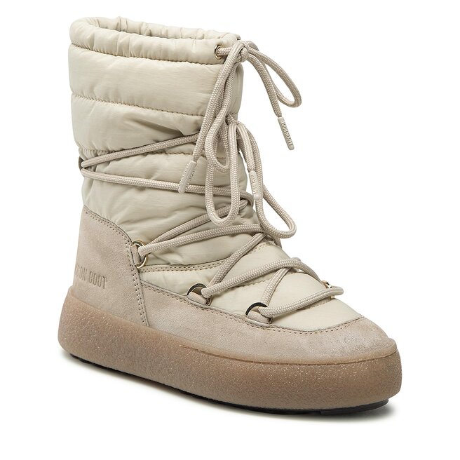 Cizme de zăpadă Moon Boot Ltrack Suede Nylon 24500200002 Sand