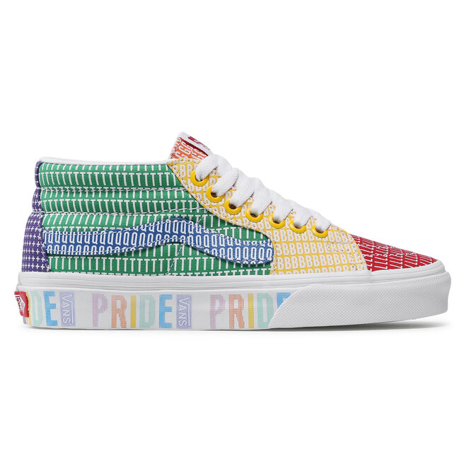 vans multi true white