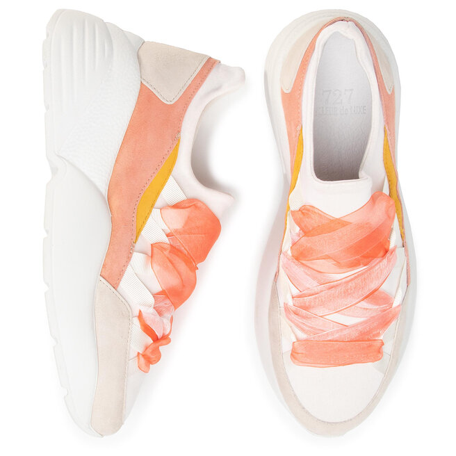 Cycleur De Luxe Сникърси Cycleur De Luxe Mule CDLW201609 White/Beige/Coral