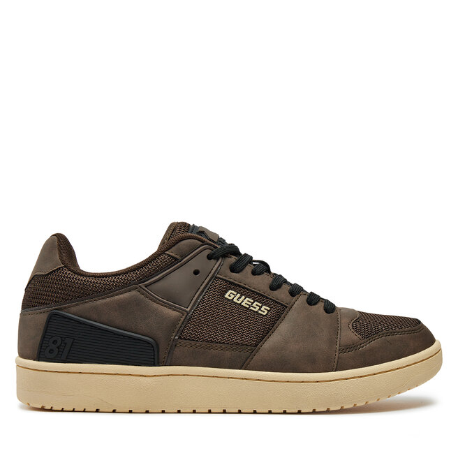 Sneakersy Guess Sava Low FMTSAL - Brązowy