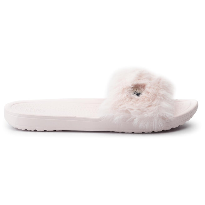 Klapki Crocs Sloane Luxe Slide W 205968 Barely Pink Barely Pink
