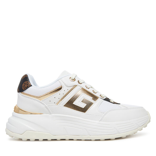 Sneakersy Guess FLTFON - Biały