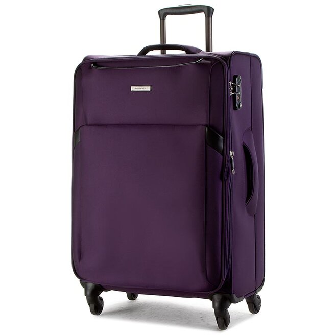 Wittchen Середня валіза з тканини Wittchen 56-3-332-8 Фіолетовий
