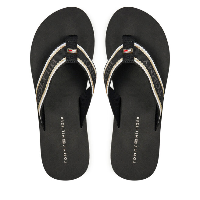 Japonki Tommy Hilfiger Im Hilfiger Beach Sandal - Czarny