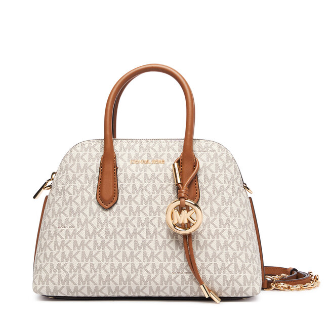 Torebka MICHAEL Michael Kors 30T6GX4S2B Kremowy -