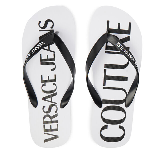 Japonki Versace Jeans Couture 80YA3SQ7 ZSS81 Biały -