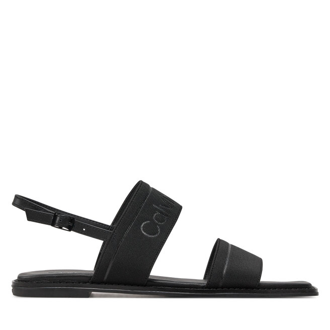 Sandały Calvin Klein Flat Sandal He - Czarny