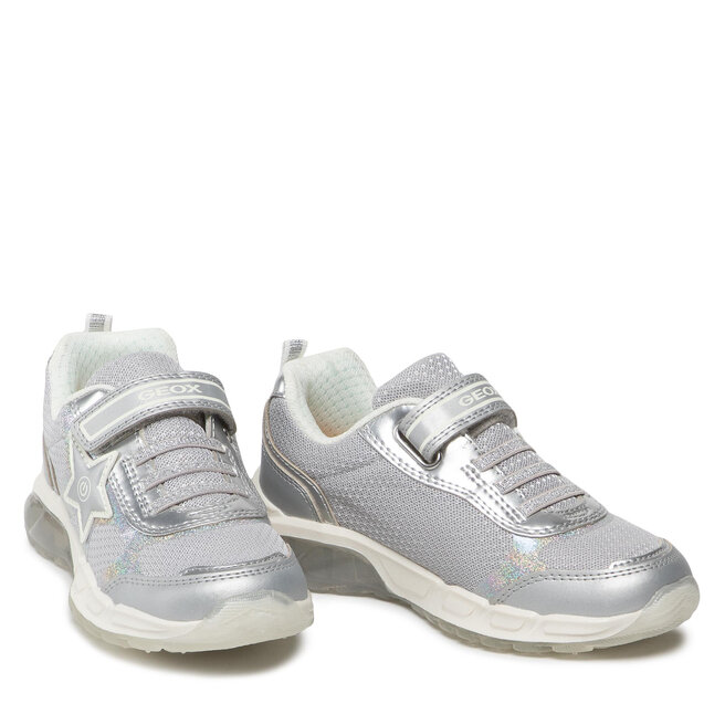 Geox Сникърси Geox J Spaziale G. A J25DAA 014AJ C1007 S Silver