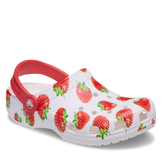 Klapki Crocs Kids’ Classic Fresh Fruits Clog - Biały