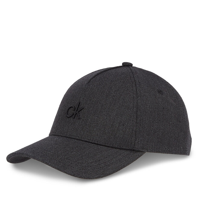 Czapka z daszkiem Calvin Klein Raised Embroidery - Czarny