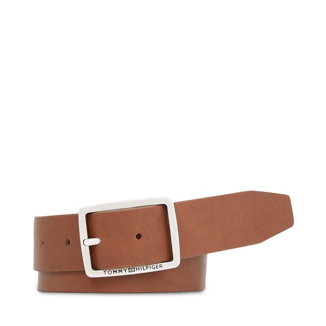 Pasek Męski Tommy Hilfiger Jeans Buckle 3.5 - Brązowy