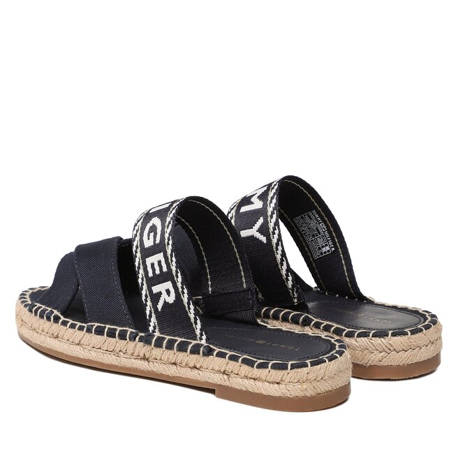 Tommy Hilfiger Espadrile Tommy Hilfiger Seasonal Webbing Sandal FW0FW07181 Space Blue DW6