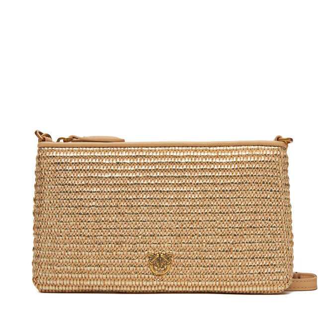 Torebka PINKO Flat Horizontal Mini PE 25 PCPL 104277 - Złoty