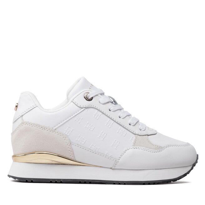 Sneakersy Tommy Hilfiger Metallic Monogram Emboss Sneaker FW0FW06784