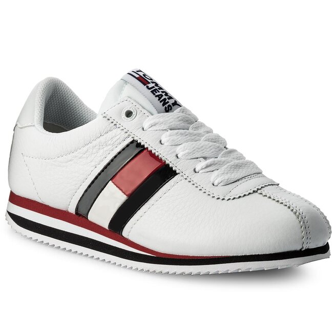Zapatillas Tommy Jeans Retro Flag Sneaker EN0EN00133 100 | zapatos.es