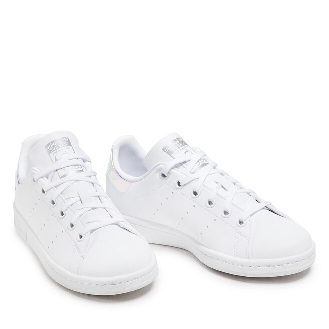 adidas Παπούτσια adidas Stan Smith J FX7521 Ftwwht/Ftwwht/Silvmt