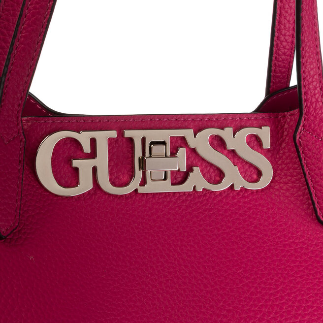 Bolso Guess Shopper Uptown Chic Rosa Para Mujer