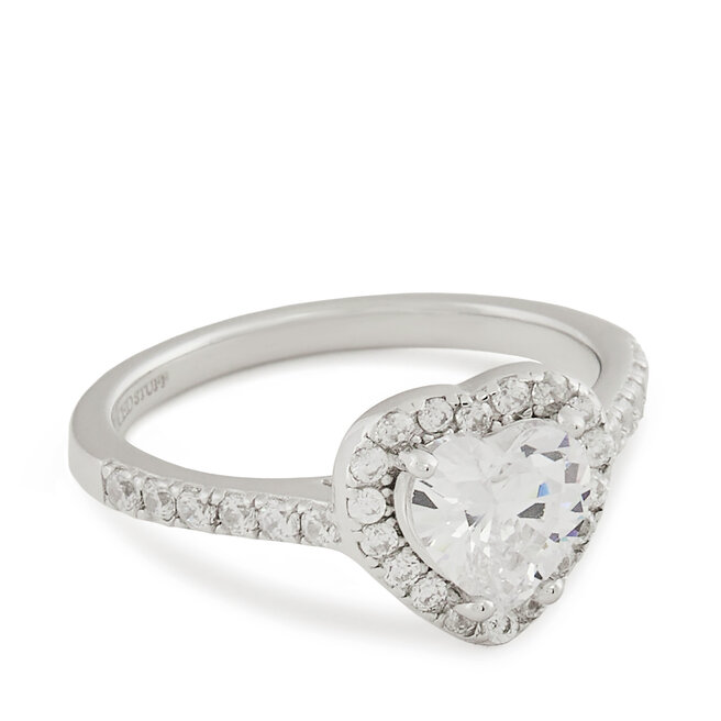 Pierścionek ICED STUFF Heart Gem - złoto
