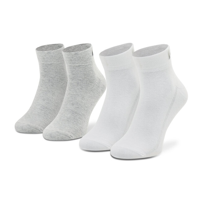 Σετ 2 ζευγάρια ψηλές κάλτσες unisex Levi's® 701218213 Grey Combo