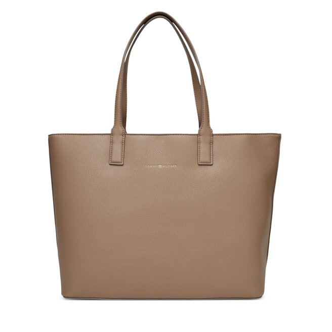 Torebka Tommy Hilfiger Th Logotape Tote - Beżowy