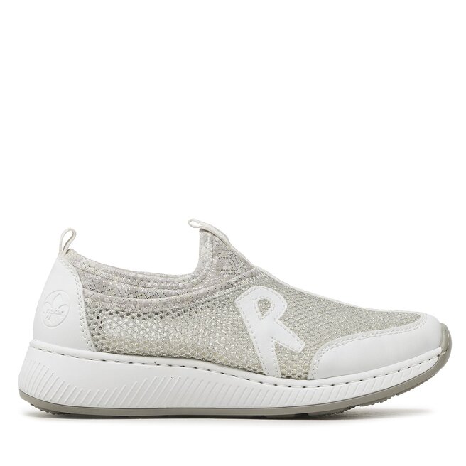 Rieker Sneakersy Rieker N5554-81 Weiss