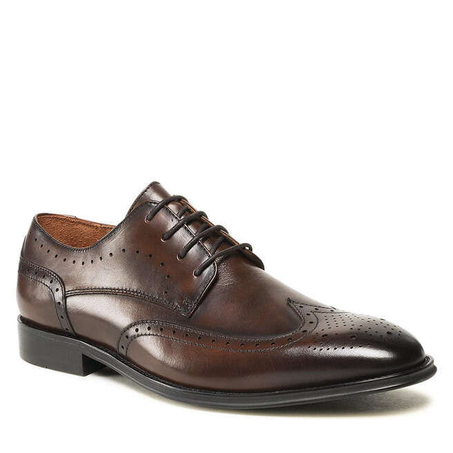 Pantofi Gino Rossi 121AM1440 Chocolate Brown 121AM1440 imagine noua