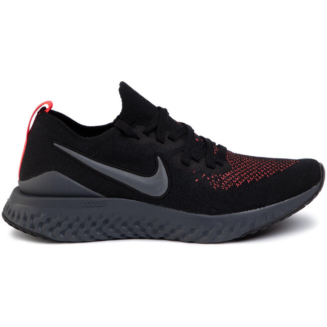 Skor Nike Epic React Fk 2 CJ9695 001 Black Dark Grey Flash Crimson