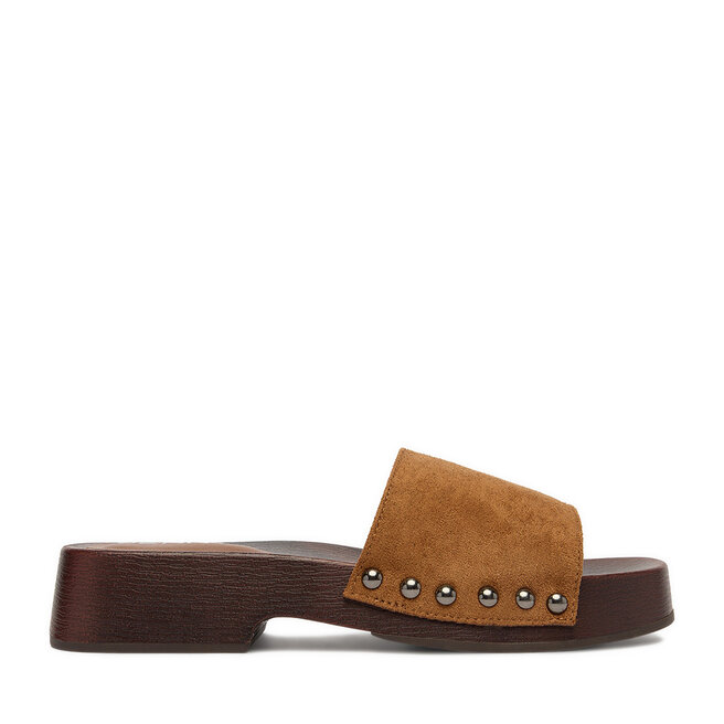 Klapki JENNY CEO-WSS2608-01 Brązowy -